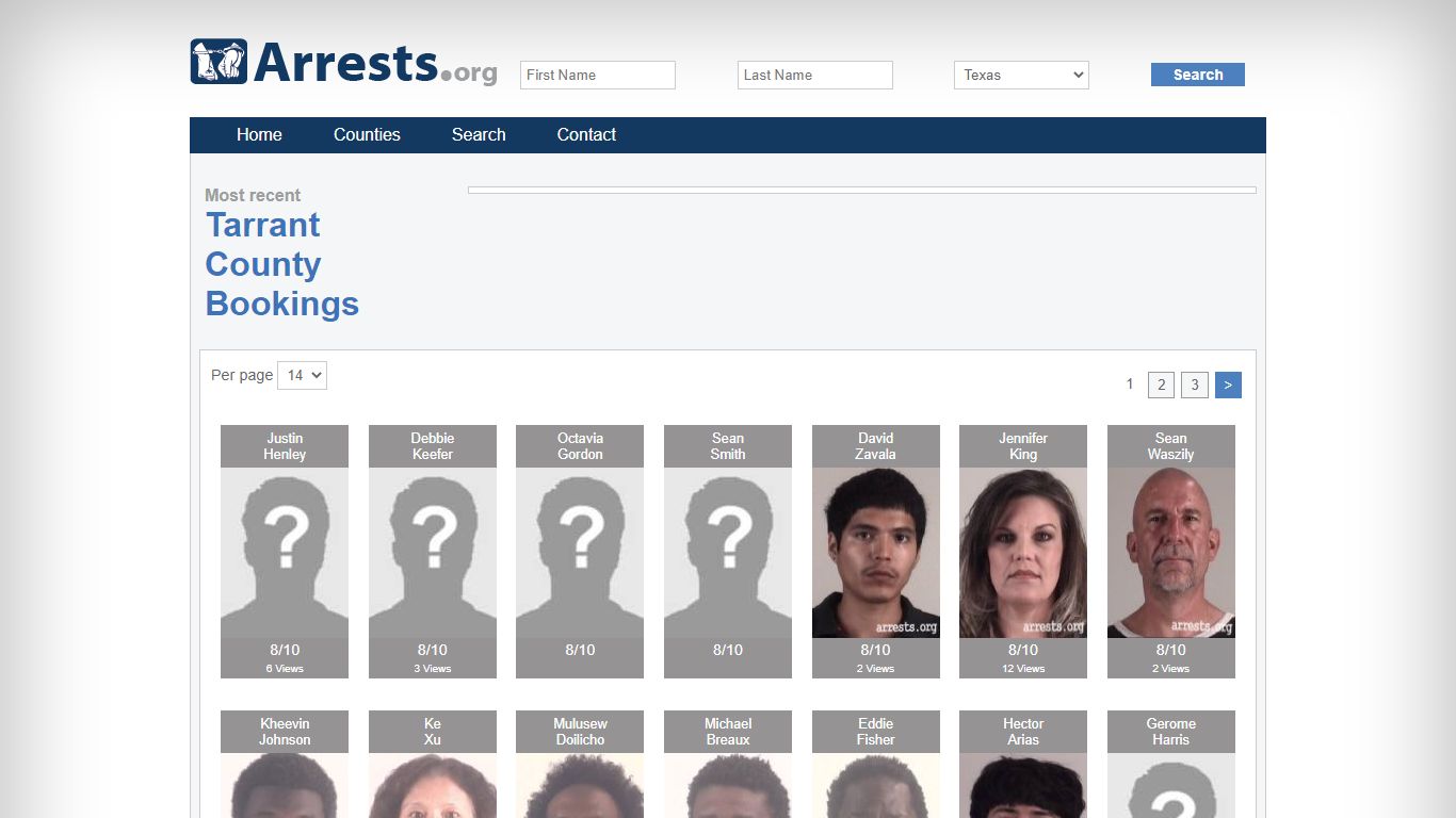 Tarrant County Arrests and Inmate Search